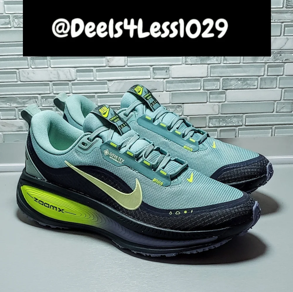 Nike Air Zoom Vomero 18 Gore-Tex Reflective Womens Size 8.5/Mens 7 Green Volt